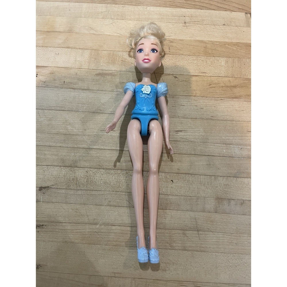Cinderella Doll Hasbro Disney Princess Royal Shimmer Classic 12" Blue Loose